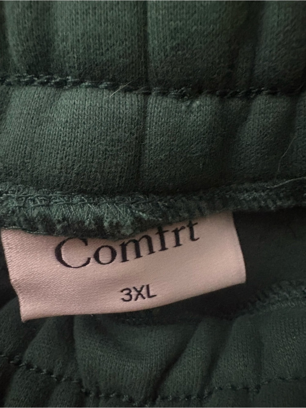 Comfrt Green Straight Leg Sweatpants Size 3X - Picture 4 of 6